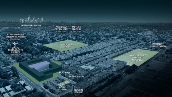 rosera neighborhood map of woodridge nj
